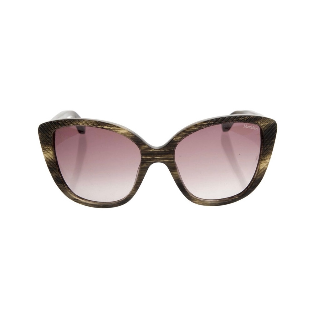 MaxMara Brown Pink Gradient Cat Eye Sunglasses